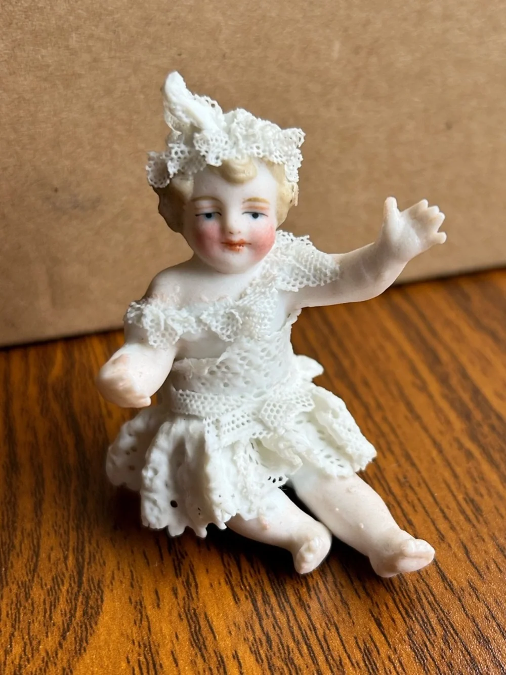 Vintage Cherub Figurines Lot Bisque Porcelain Angels Set - Picture 12 of 14